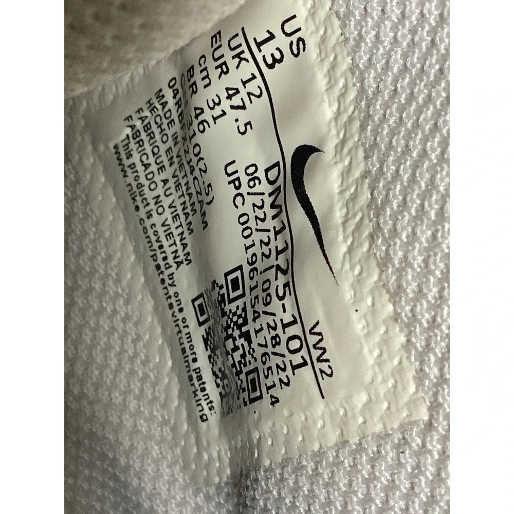 Nike Kyrie Flytrap VI 6 Mens Size 13 Sneakers White Black Shoes DM1125-101